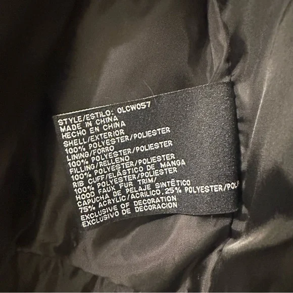 Canada Weathergear Green Hooded Parka Coat Faux Fur Lining Womens size Large - Picture 4 of 7